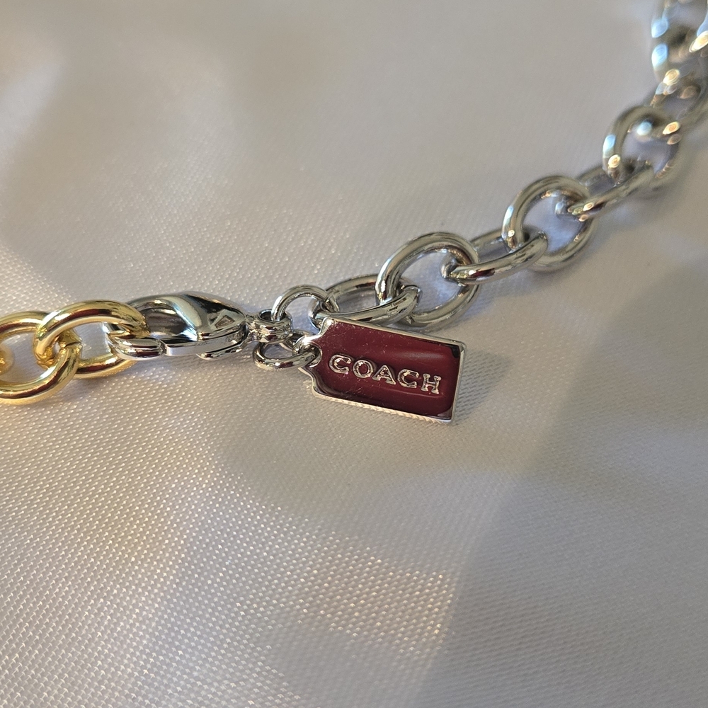 Coach Two-Tone Gold and Silver Bracelet - Picture 4 of 7